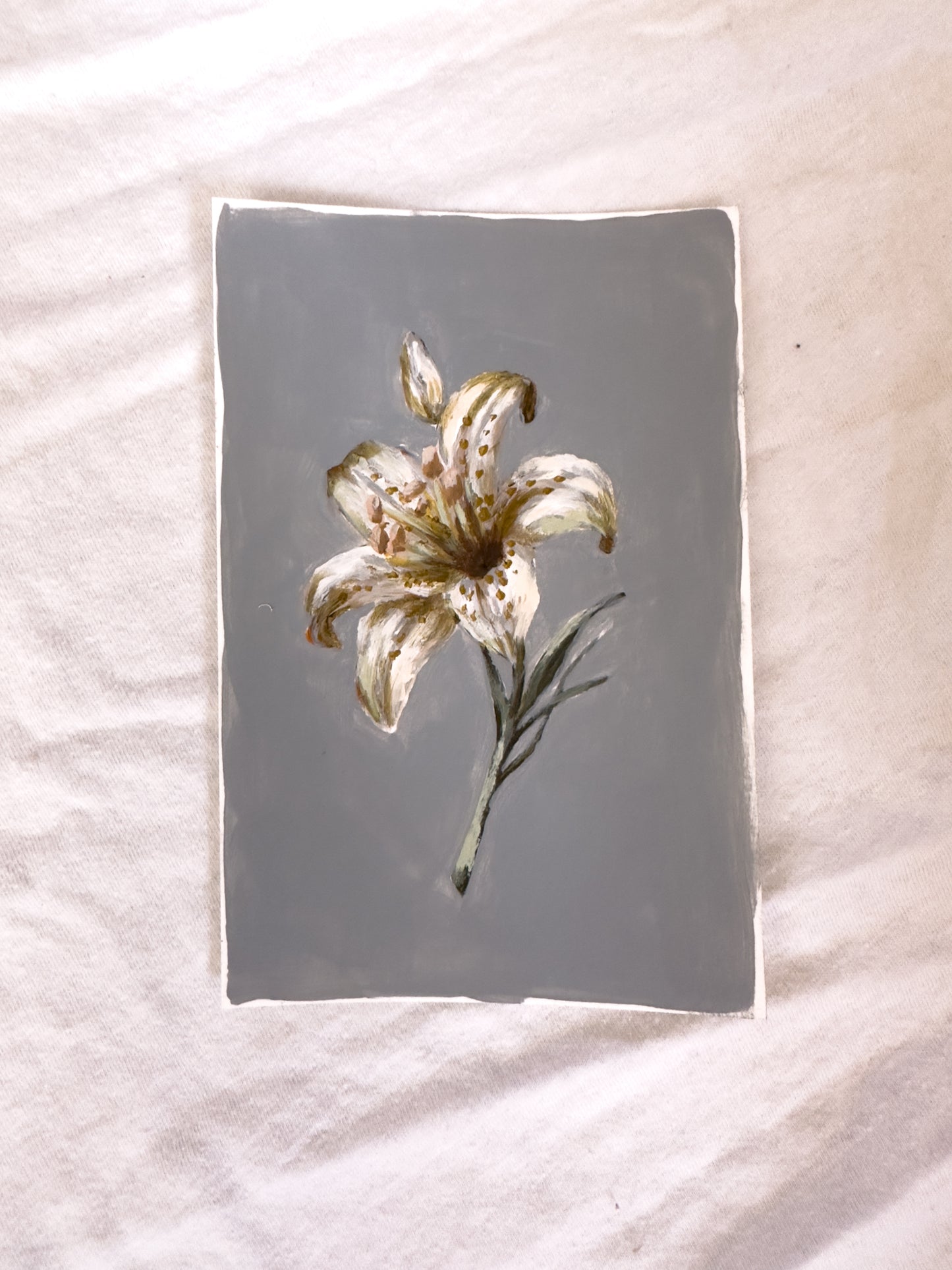 "Lily Flower no. 1" Original (unframed)