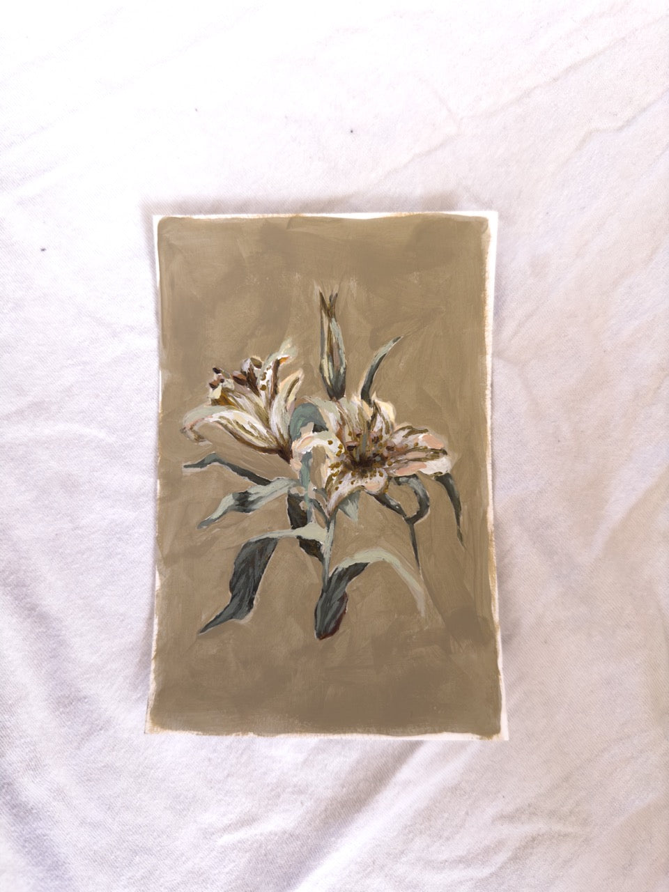 "Lily Flower no. 2" Original (unframed)