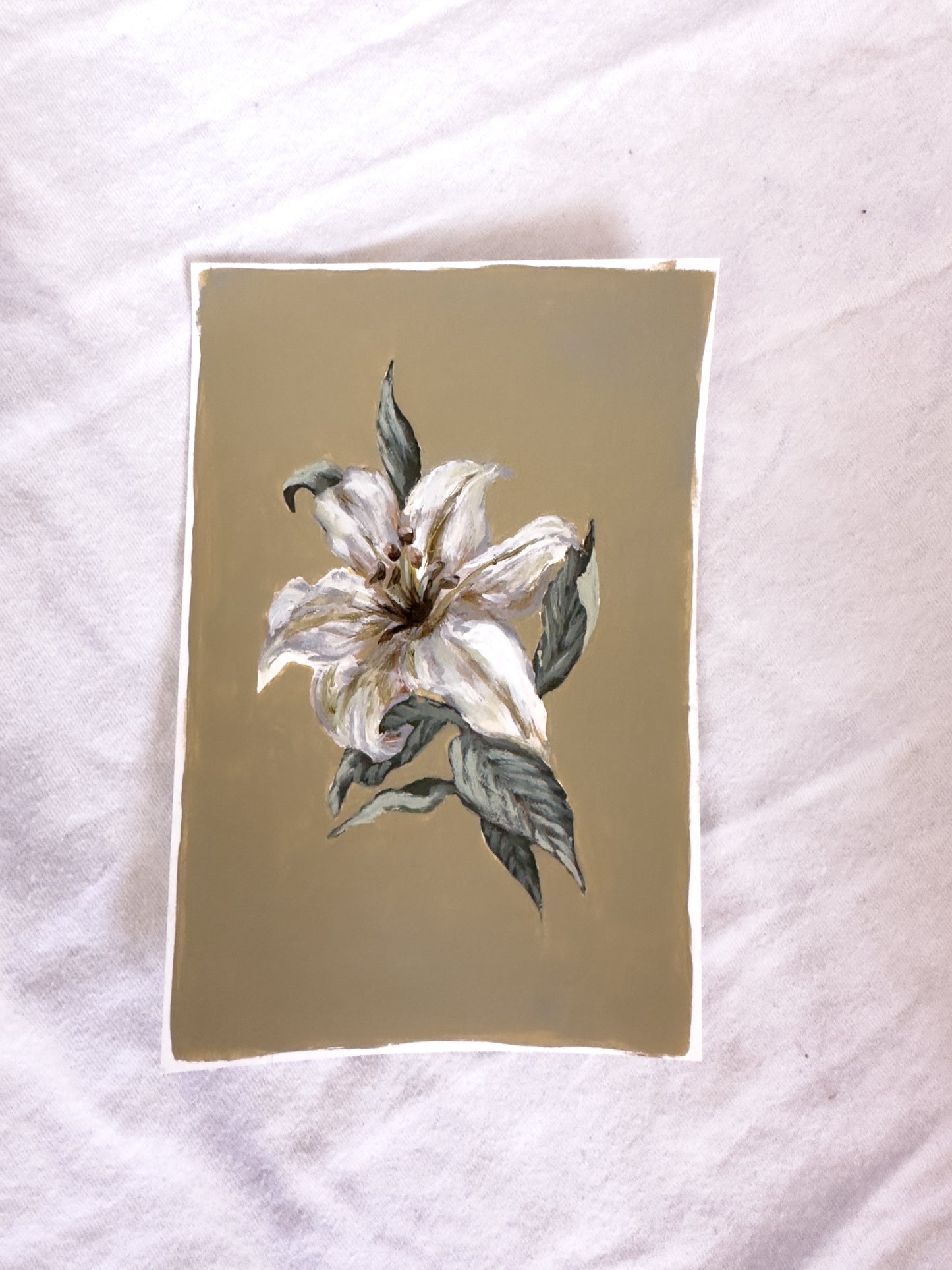 "Lily Flower no. 3" Original (unframed)