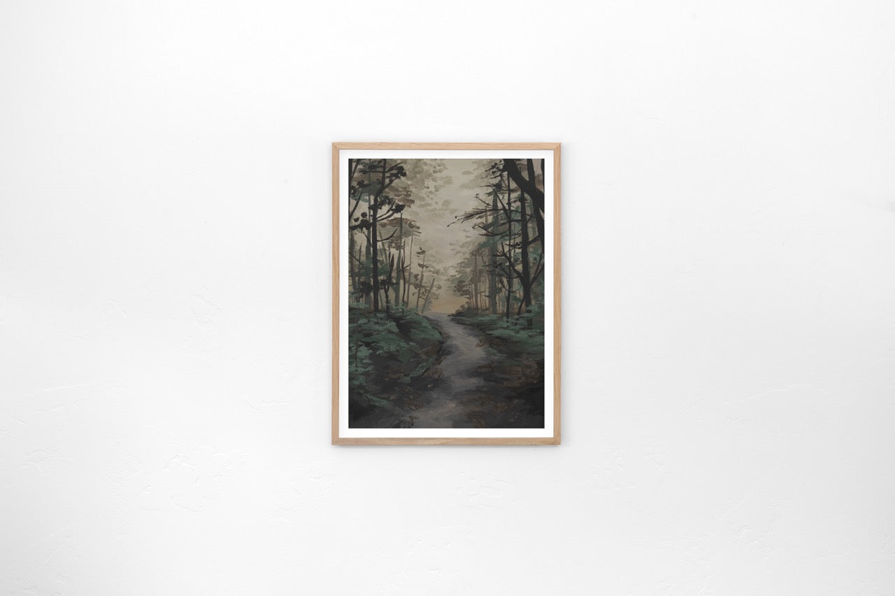 "Iron Lilac Dawn" Art Print
