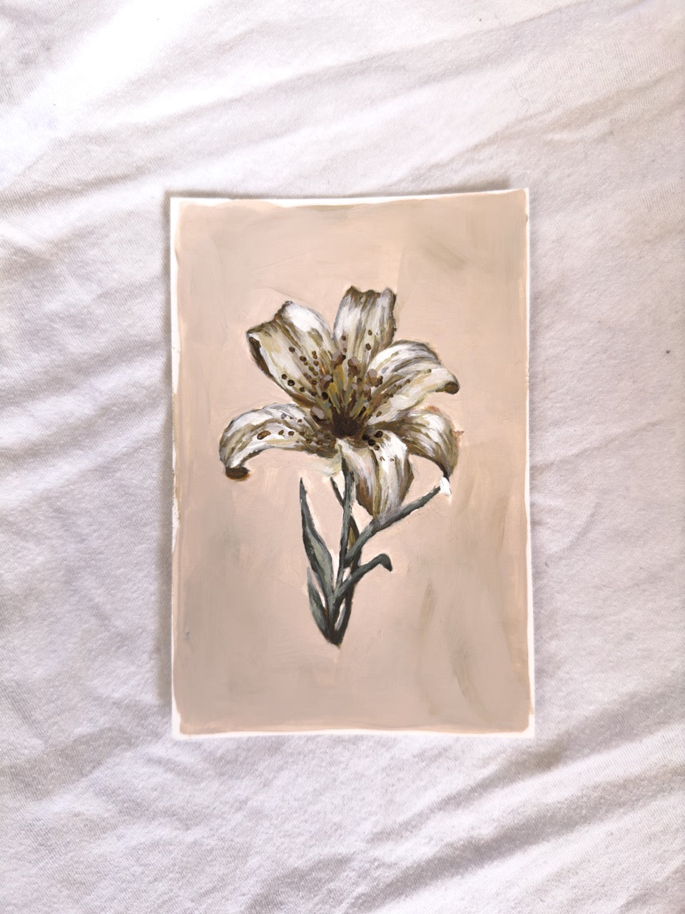"Lily Flower no. 4" Original (unframed)