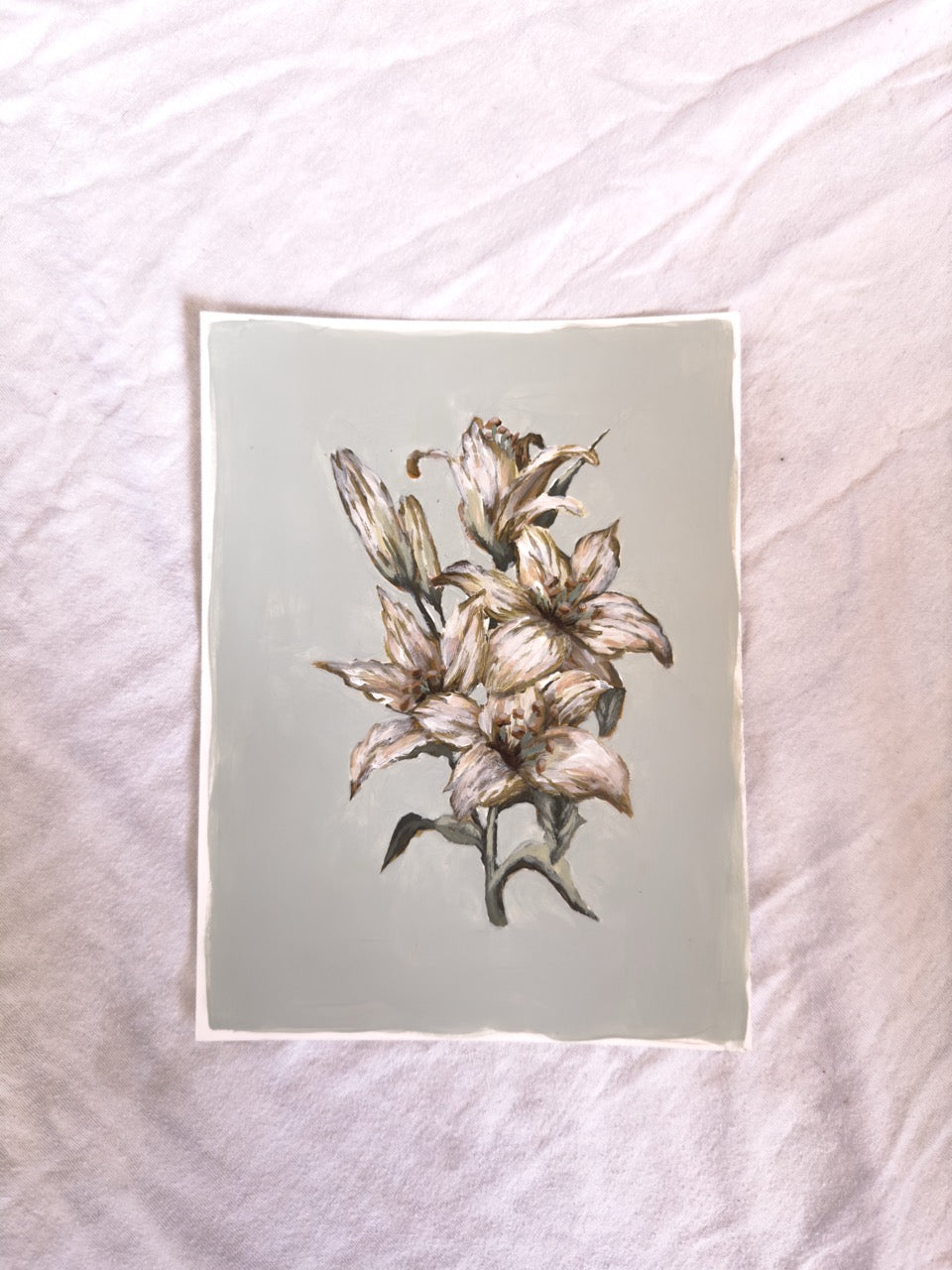 "Lily Flower no. 6" Original (unframed)