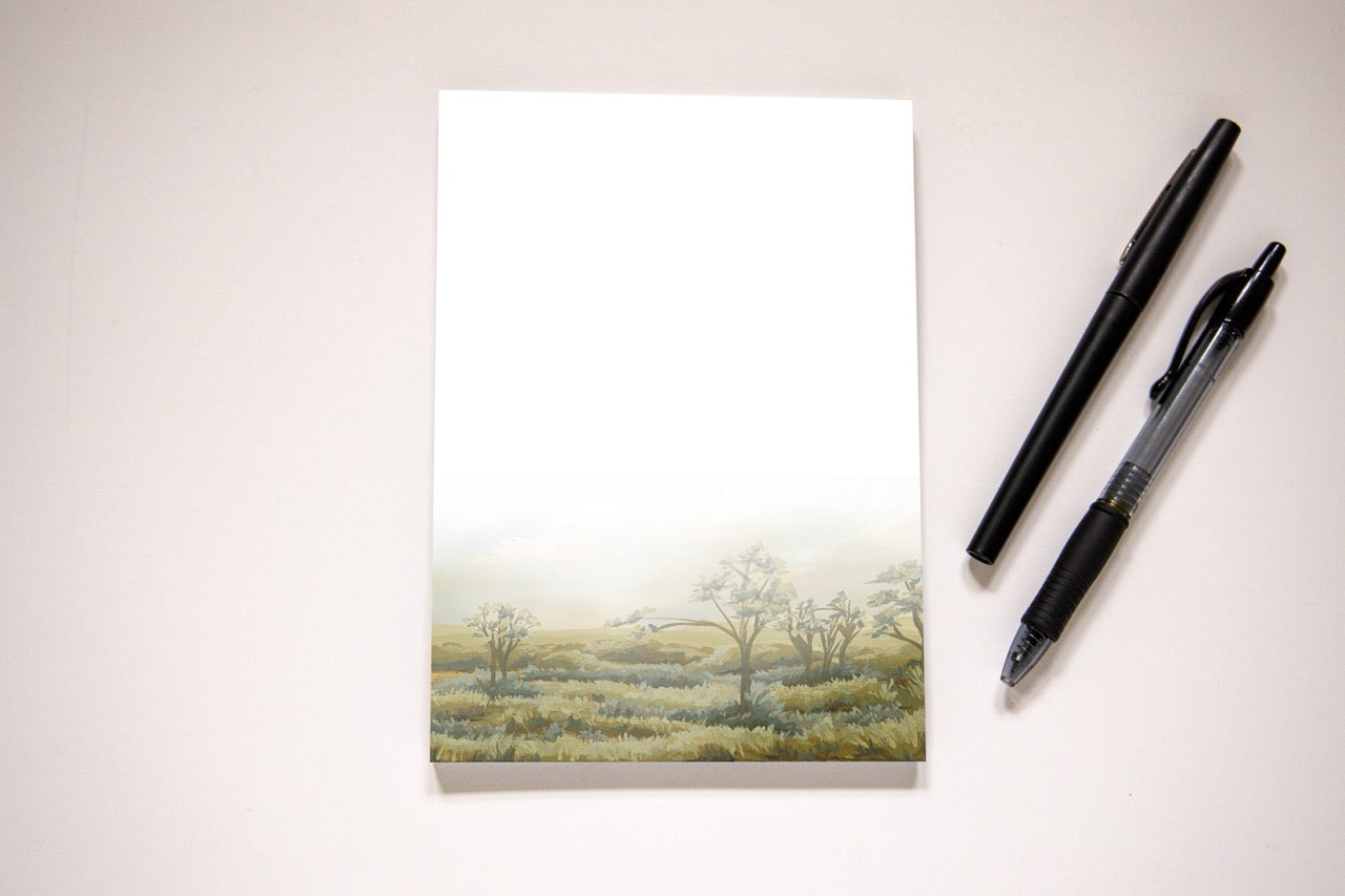 "Cherished Olive" Notepad