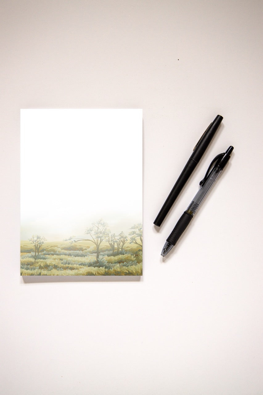 "Cherished Olive" Notepad