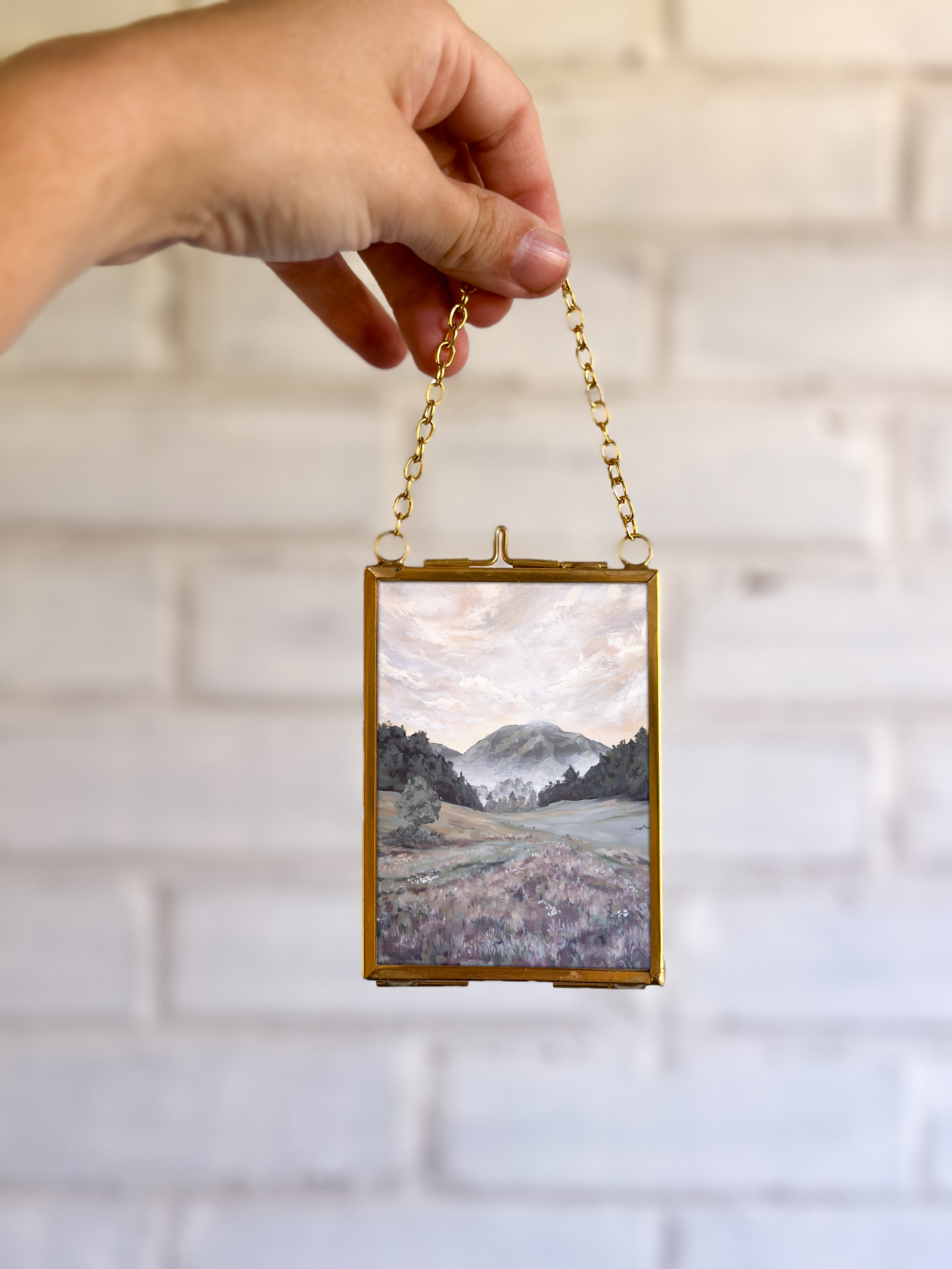 "Dawn" Gold Frame Ornament