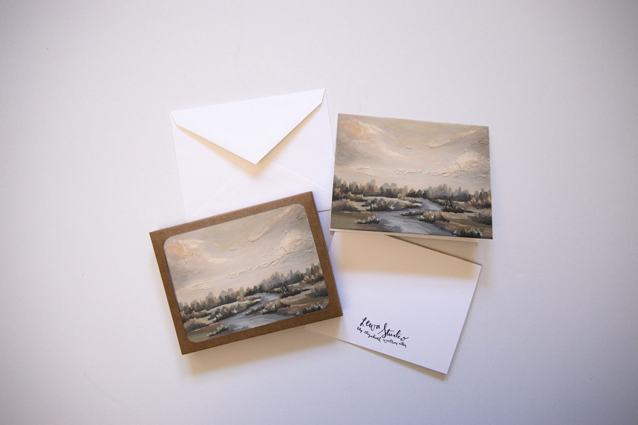 "Earthen Reverence" A2 Box Card Set
