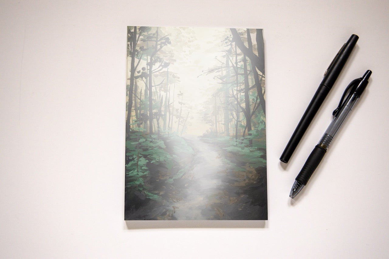 "Iron Lilac Dawn" Notepad