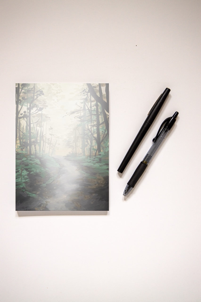 "Iron Lilac Dawn" Notepad