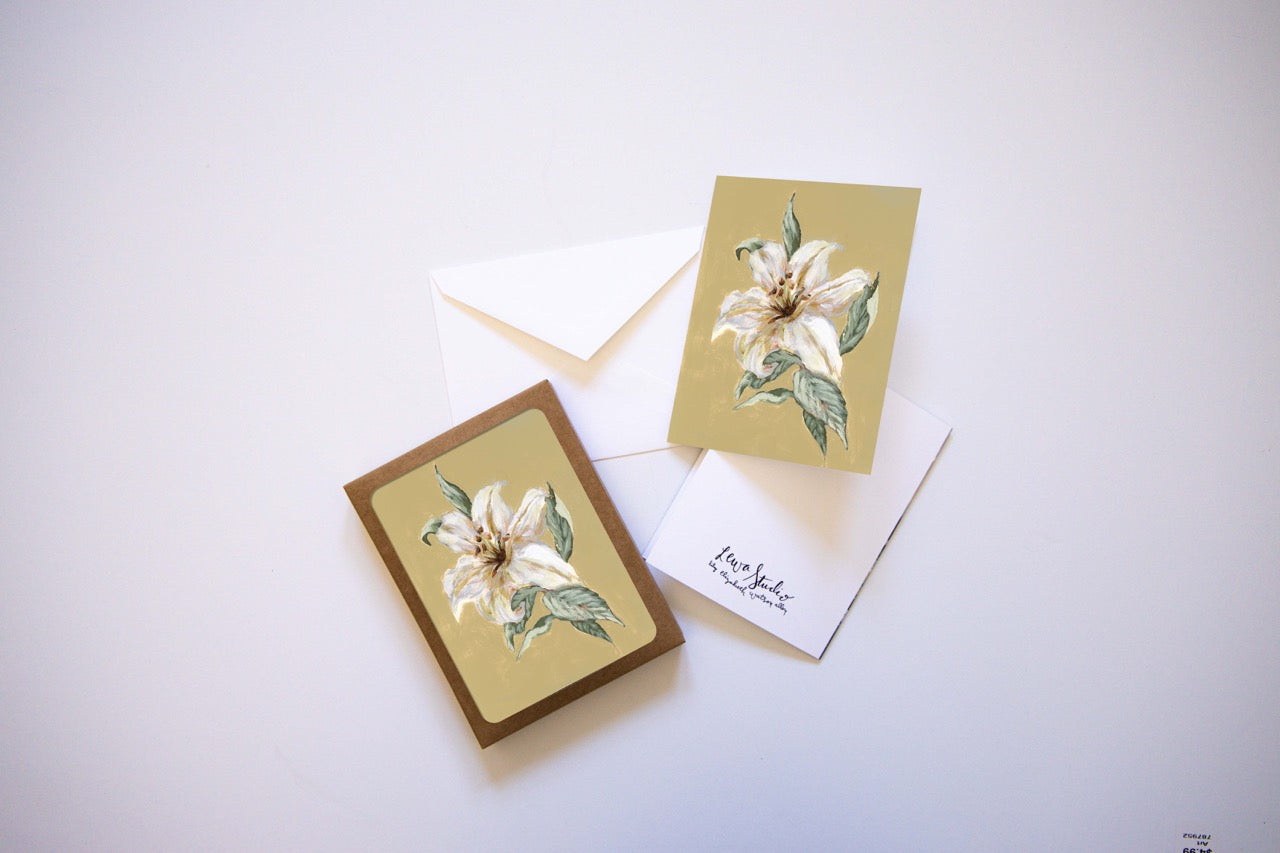 "Lily Flower 3" A2 Box Card Set