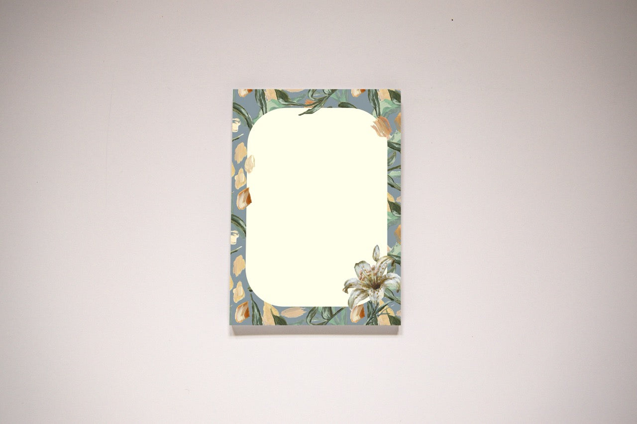 "Lily Petals" Notepad