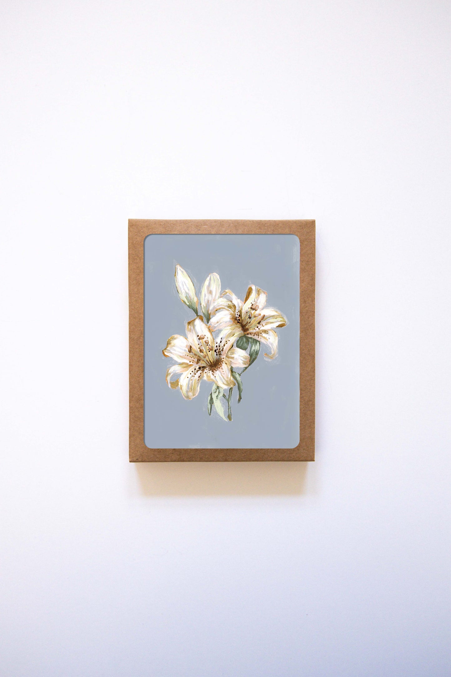 "Lily Flower 7" A2 Box Card Set