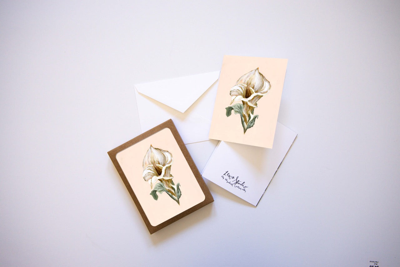 "Lily Flower 9" A2 Box Card Set