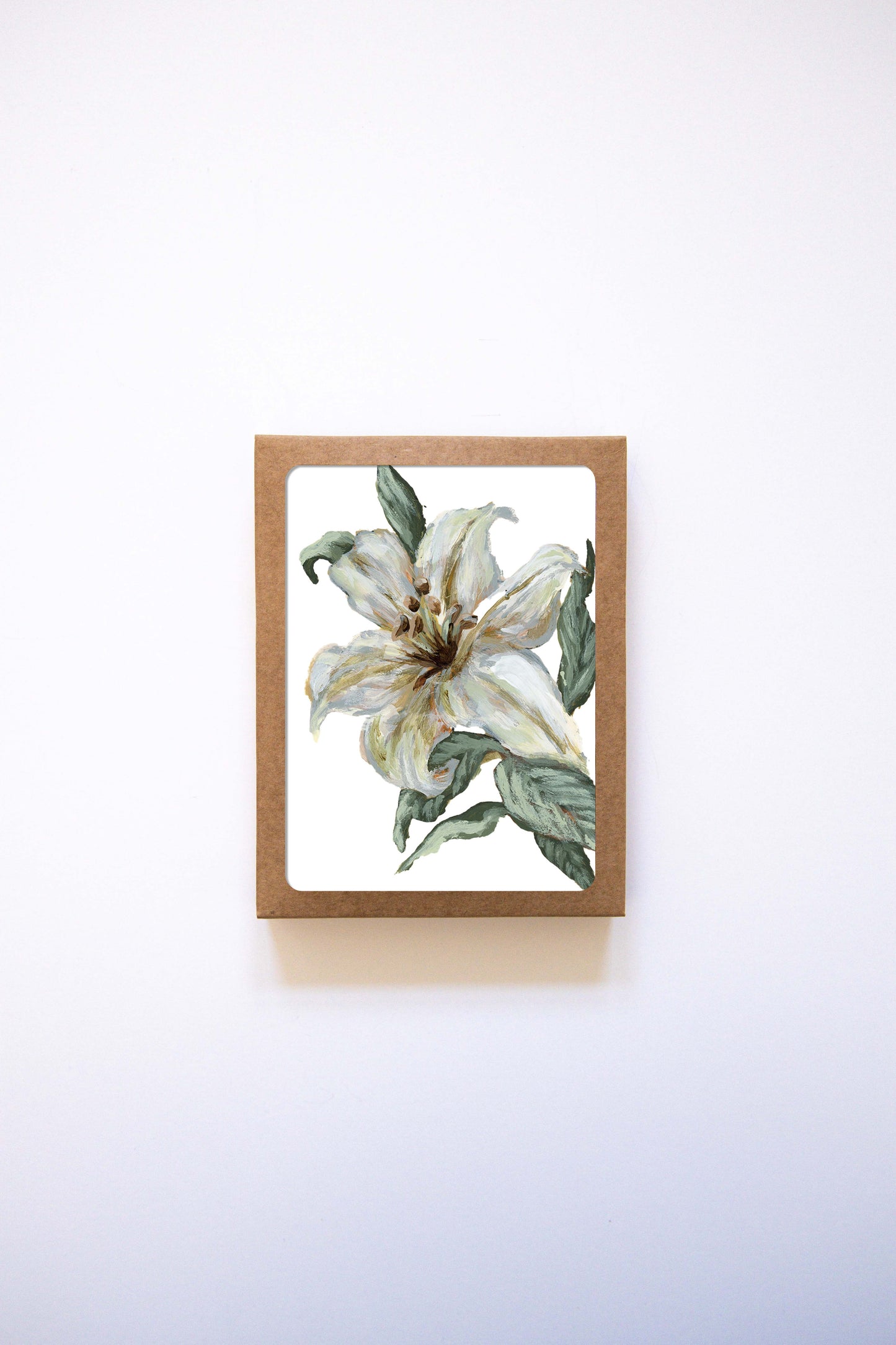 "Lily Flower 3 Bold" A2 Box Card Set