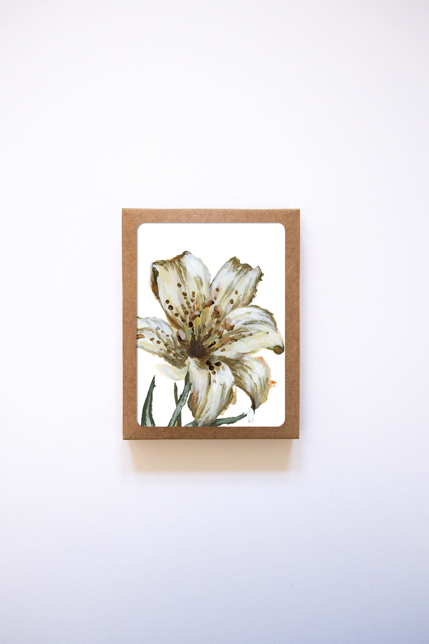 "Lily Flower 4 Bold" A2 Box Card Set