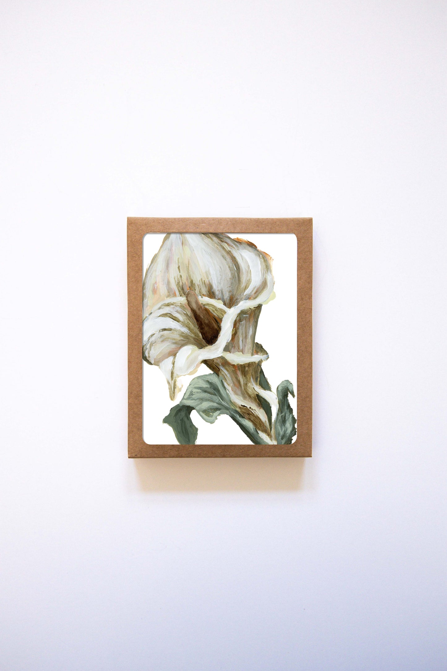"Lily Flower 9 Bold" A2 Box Card Set