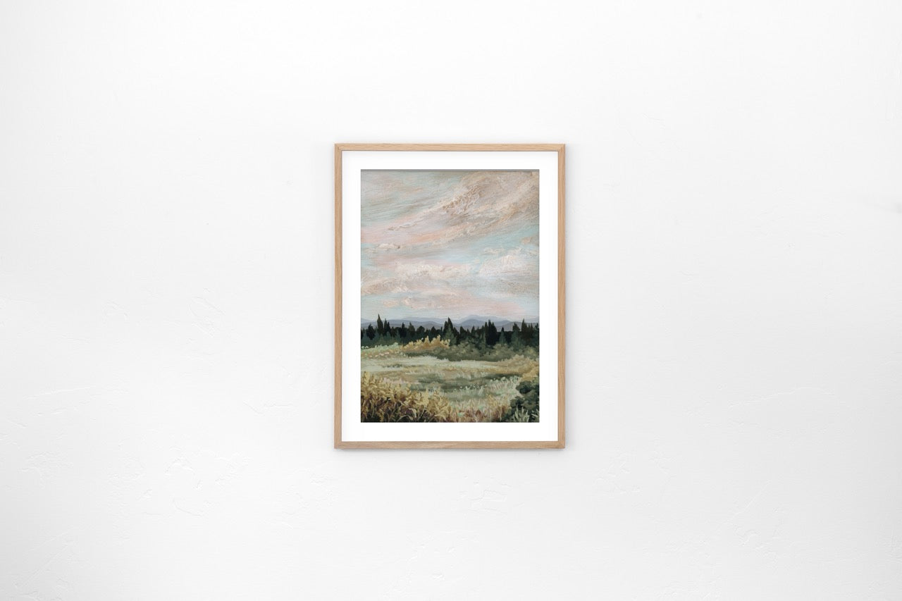 "Mercy Follows" Art Print