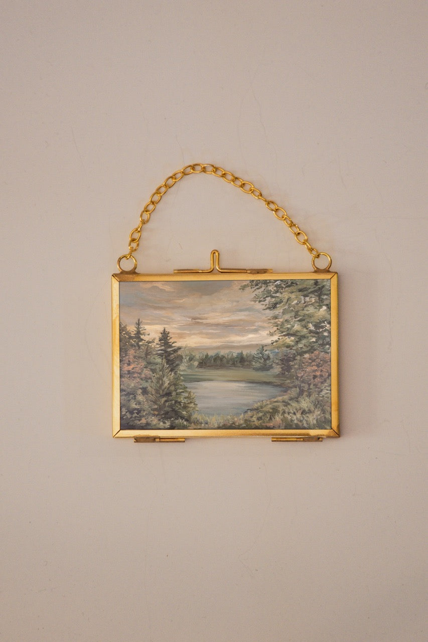 "New" Gold Frame Ornament