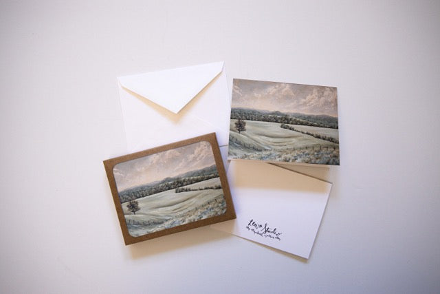 "On Our Way" A2 Box Card Set