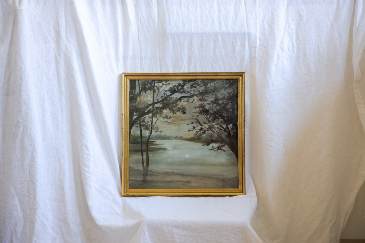 "The Lake House" Original (framed)