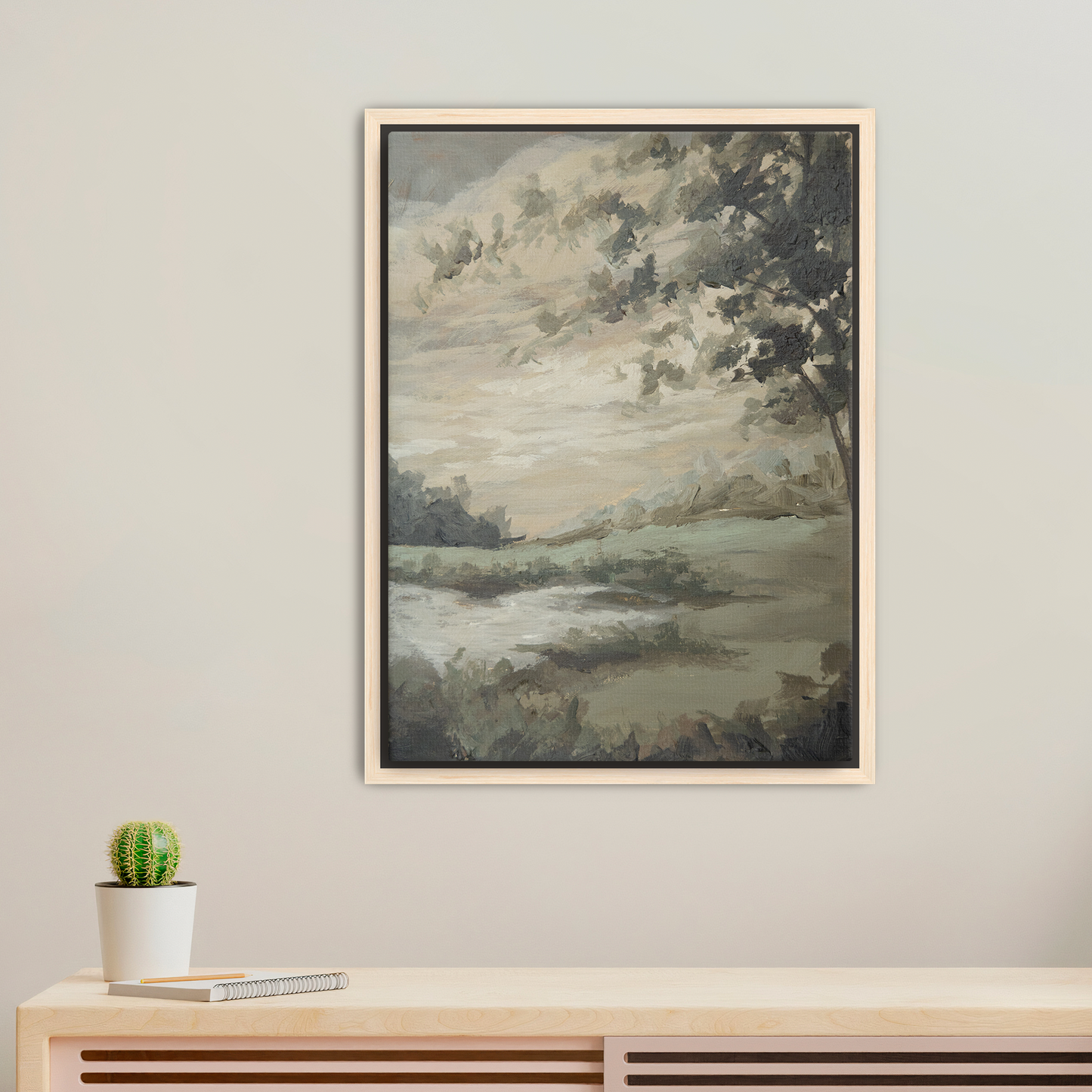 "At The Park" Art Print