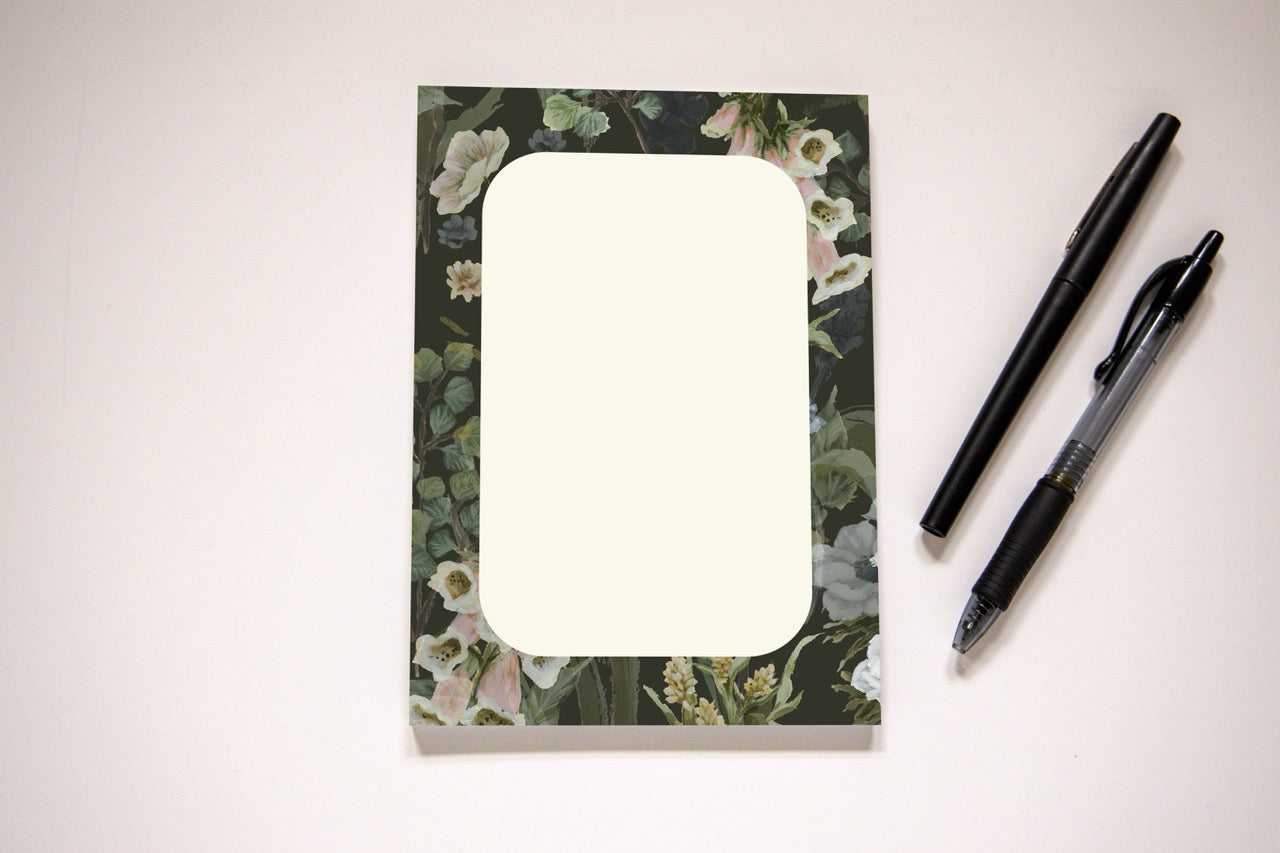 "Dark Wildflowers" Notepad