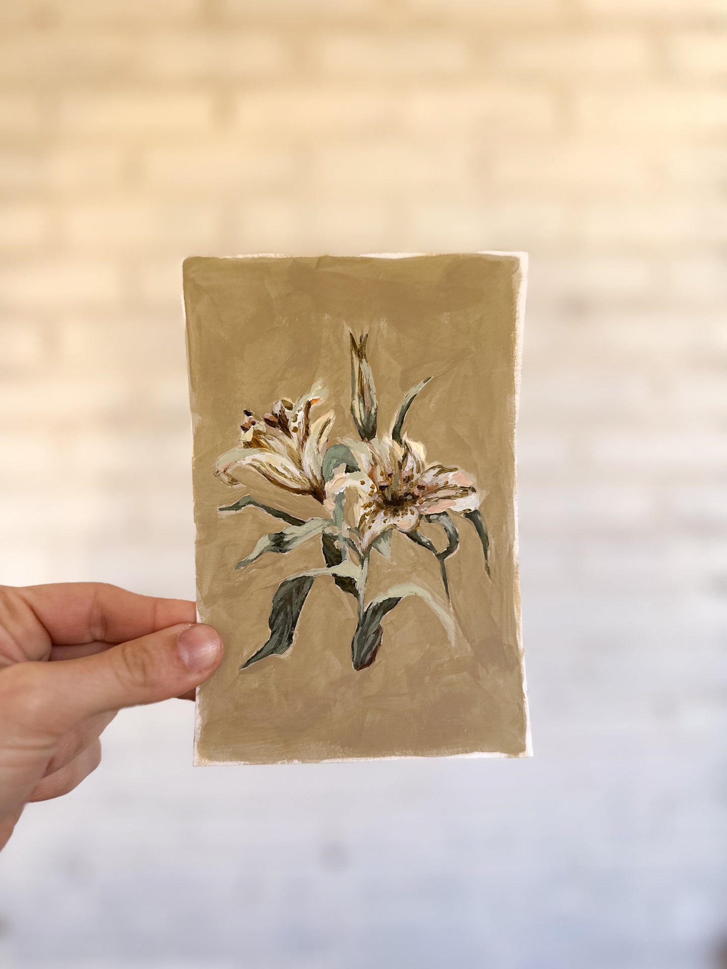 "Lily Flower no. 2" Original (unframed)