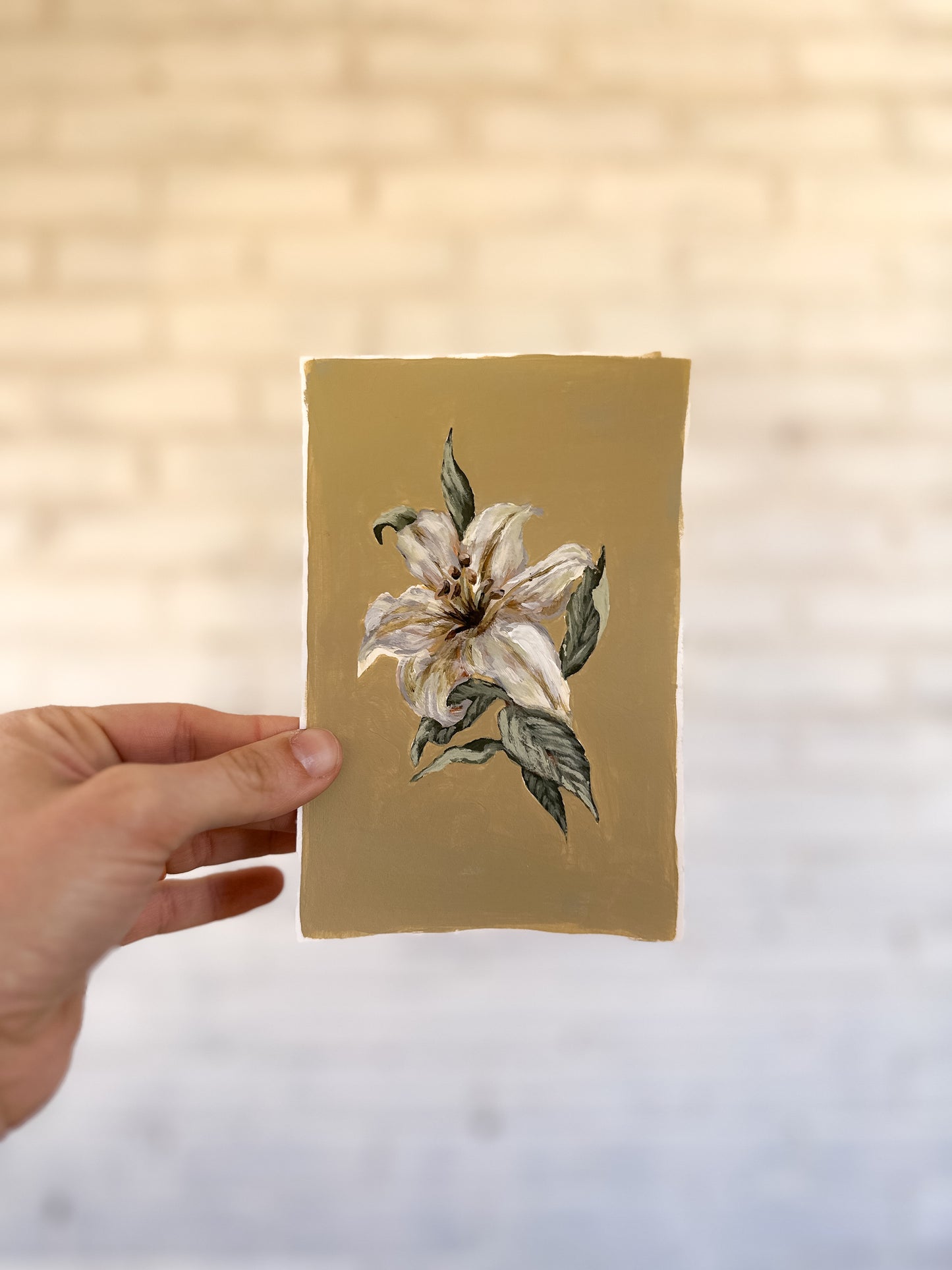 "Lily Flower no. 3" Original (unframed)