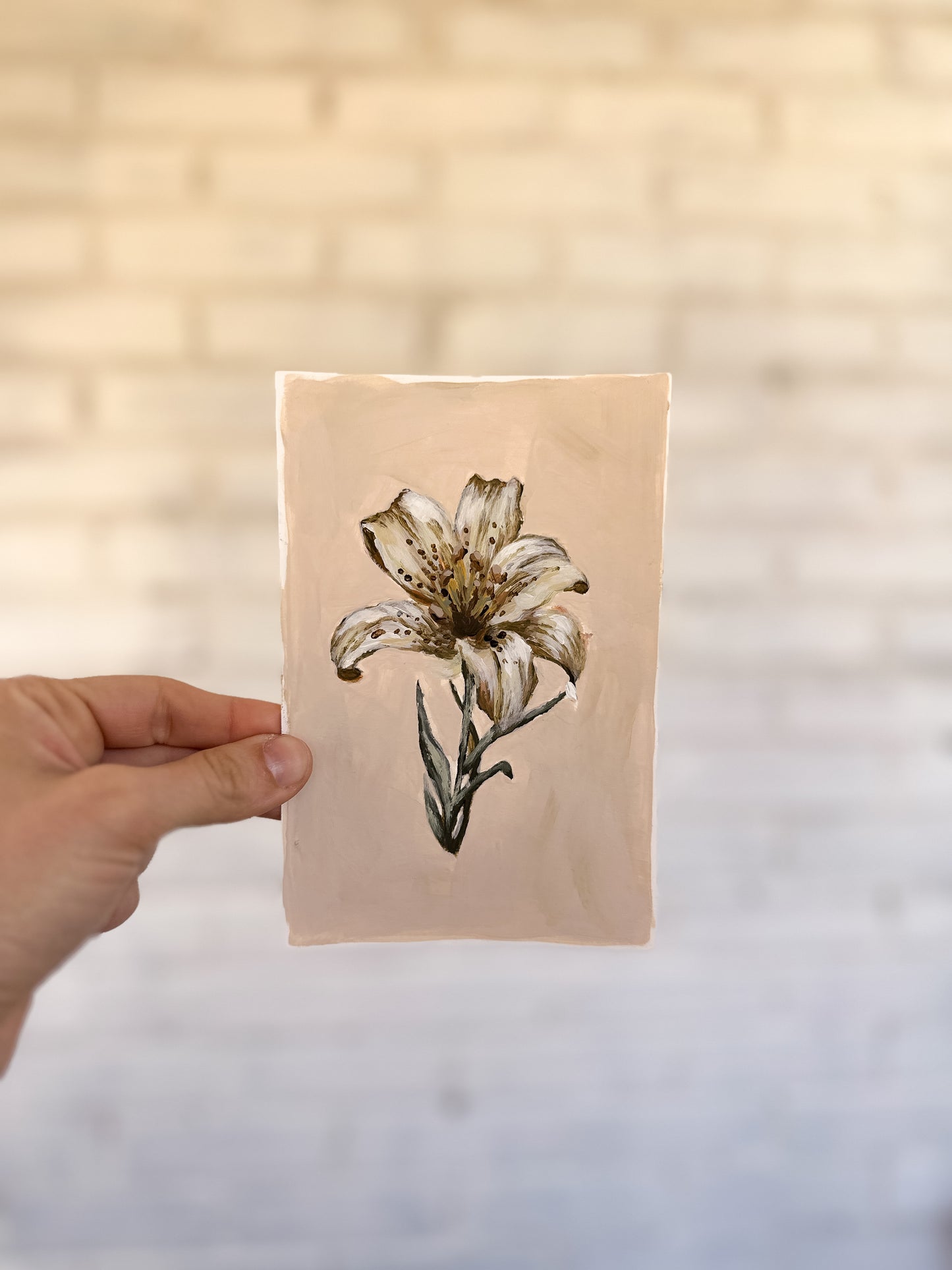 "Lily Flower no. 4" Original (unframed)