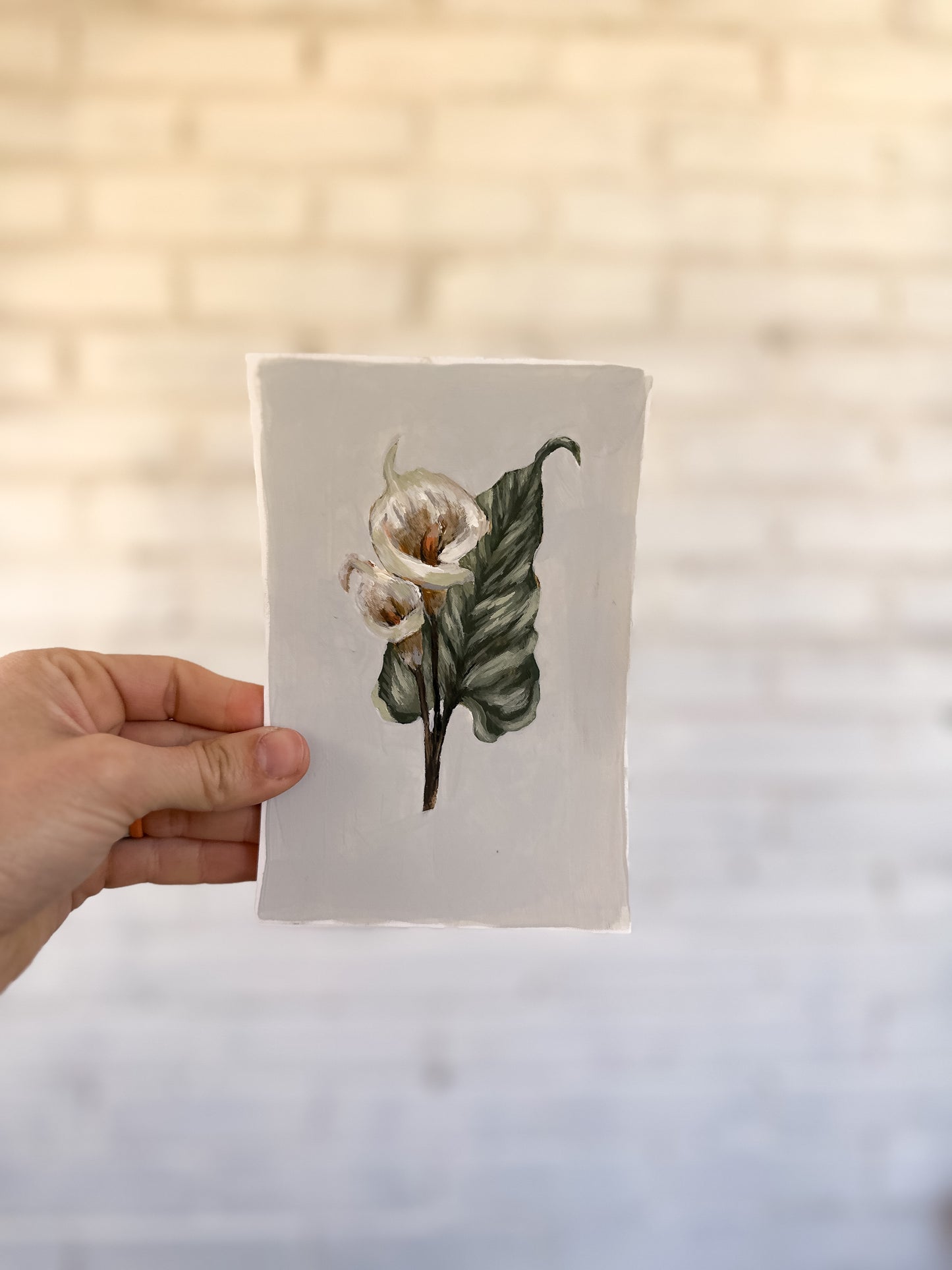 "Lily Flower no. 5" Original (unframed)