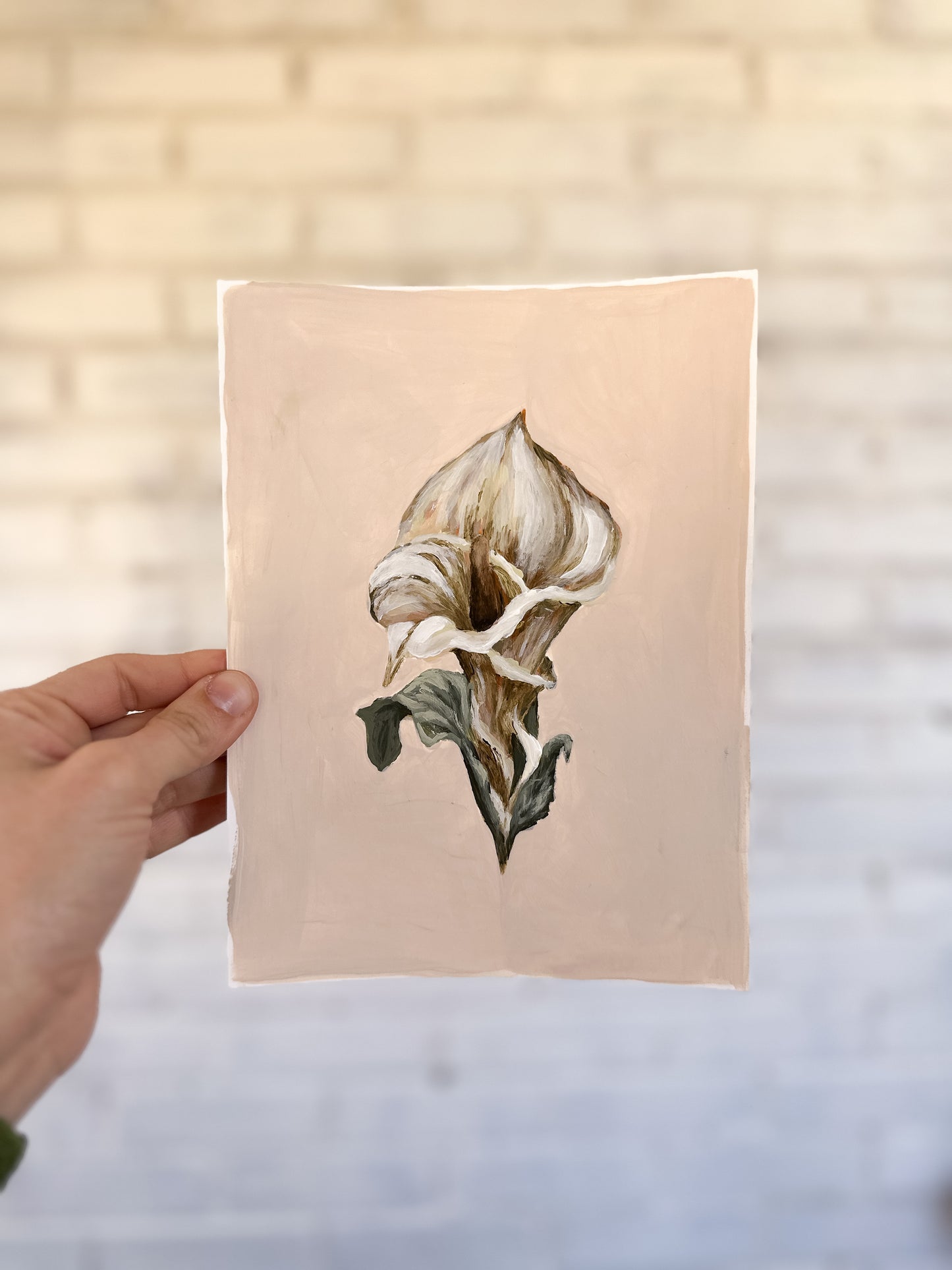 "Lily Flower no. 9" Original (unframed)