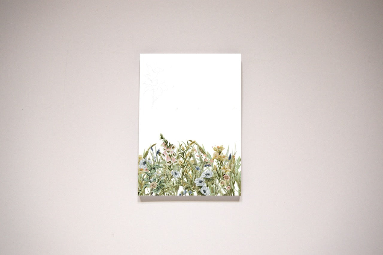 "Wildflower Grasses" Notepad