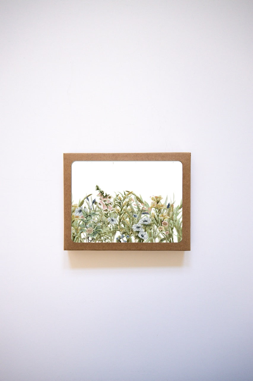 "Wildflower Grasses" A2 Box Card Set