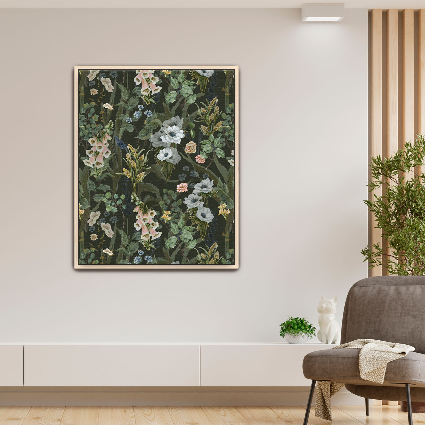 "Dark Wildflowers" Art Print