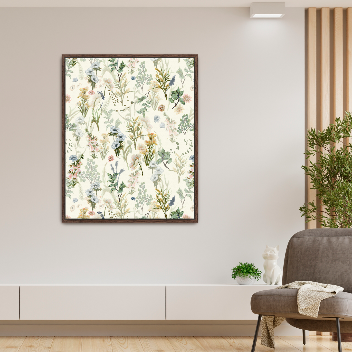 "Soft Wildflowers" Art Print