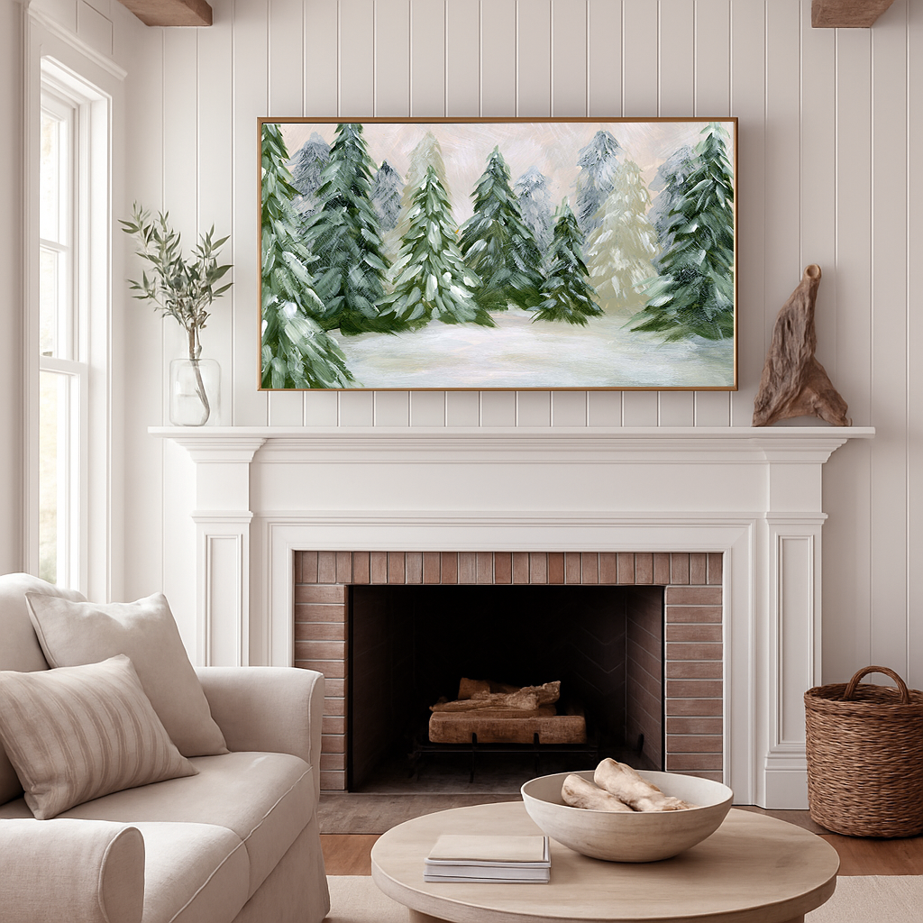 "Winter Trees no. 2" Frame TV