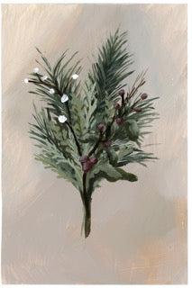 "Christmas Foliage 2" Original (unframed)