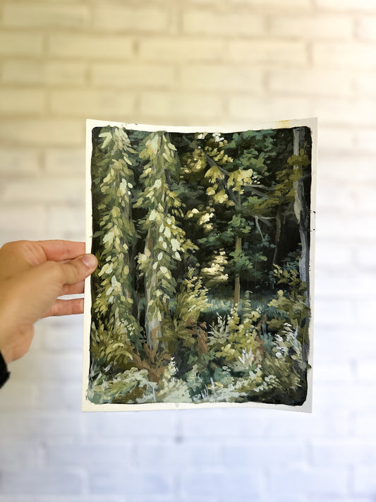 "Verdant Edge" Original (unframed)