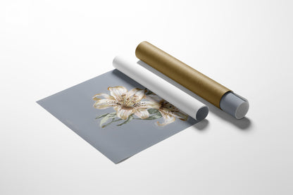 "Lily Flower 7" Art Print