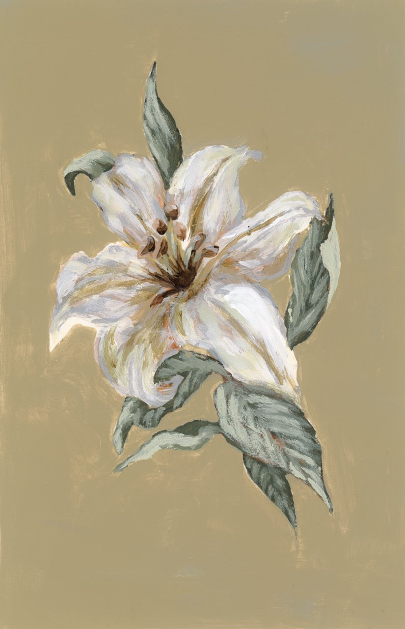 "Lily Flower 3" Art Print