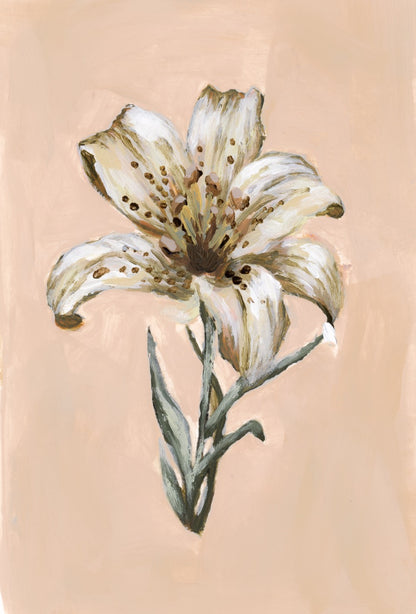"Lily Flower 4" Art Print
