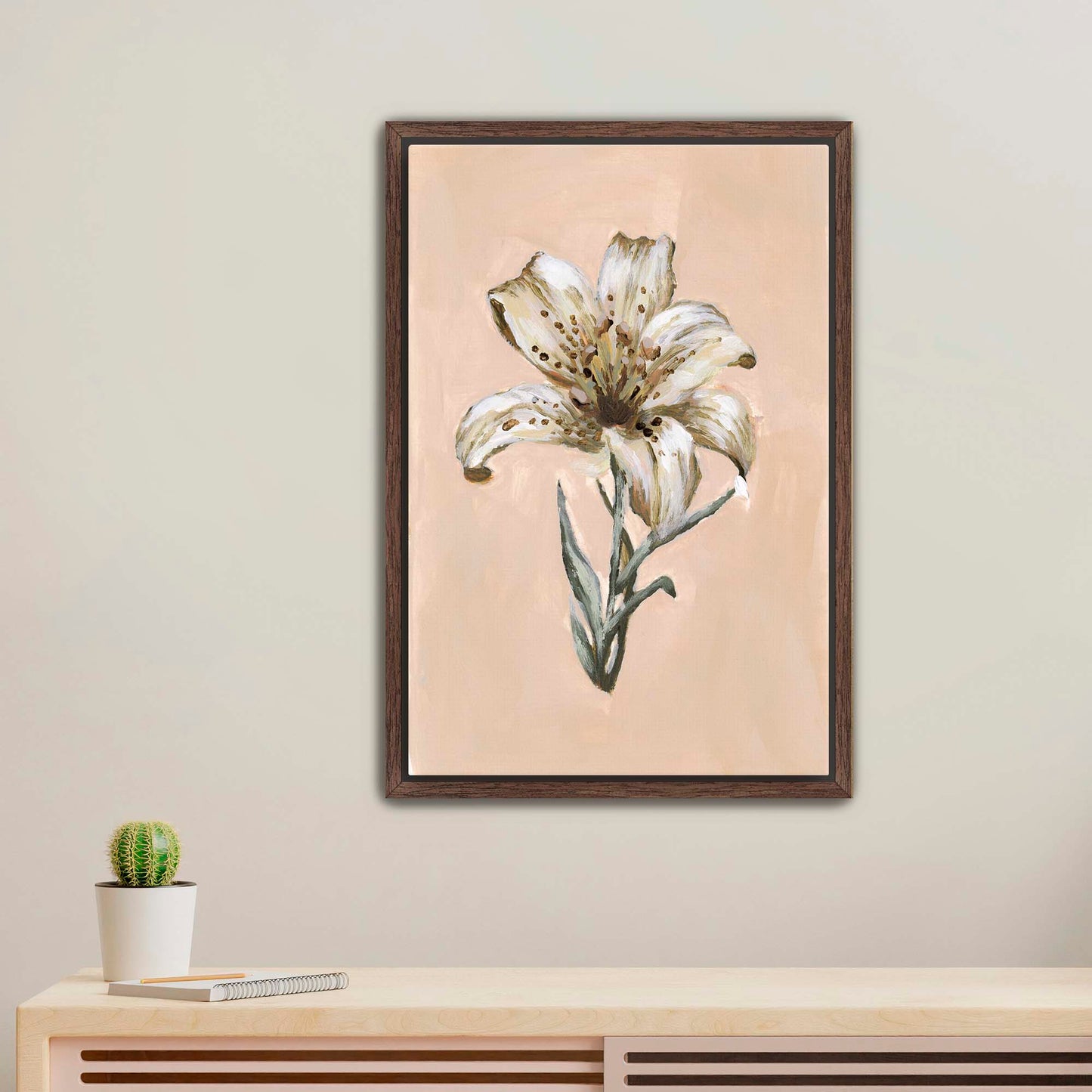 "Lily Flower 4" Art Print