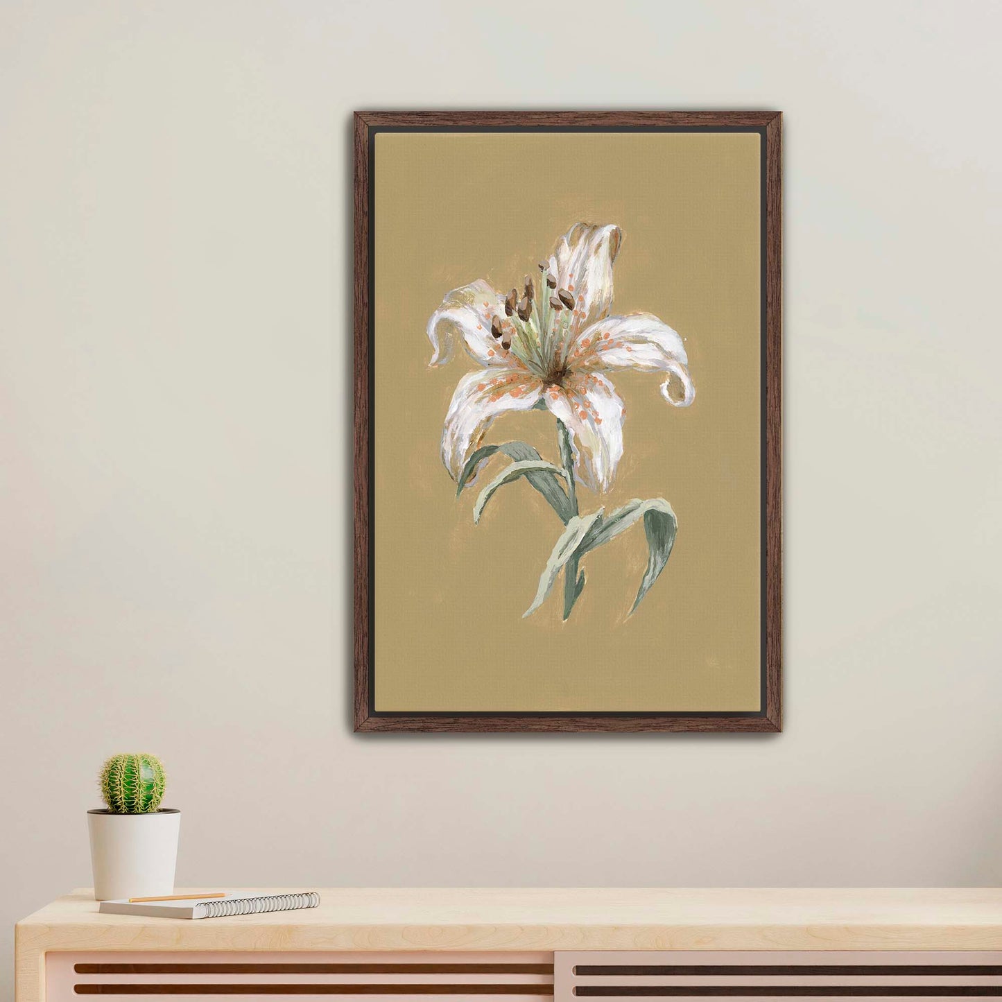 "Lily Flower 8" Art Print