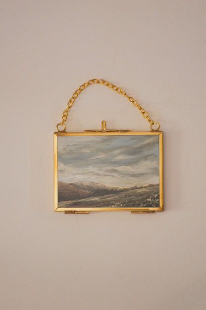 "My Mountains" Gold Frame Ornament 