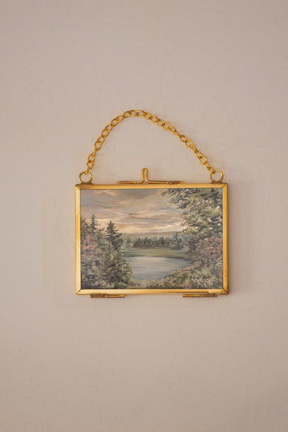 "New" Gold Frame Ornament 