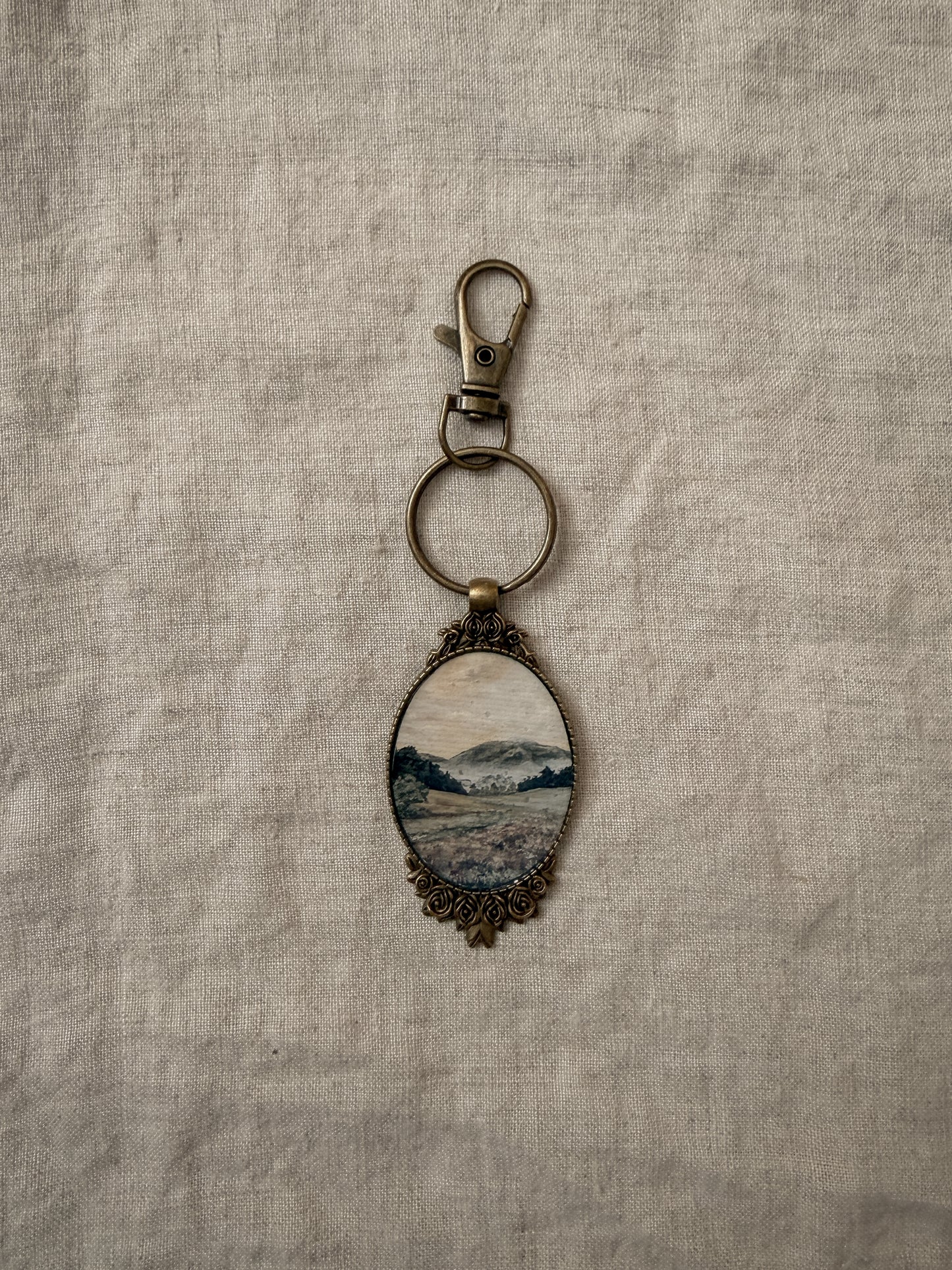 Landscape Antique Style Keychain Sets