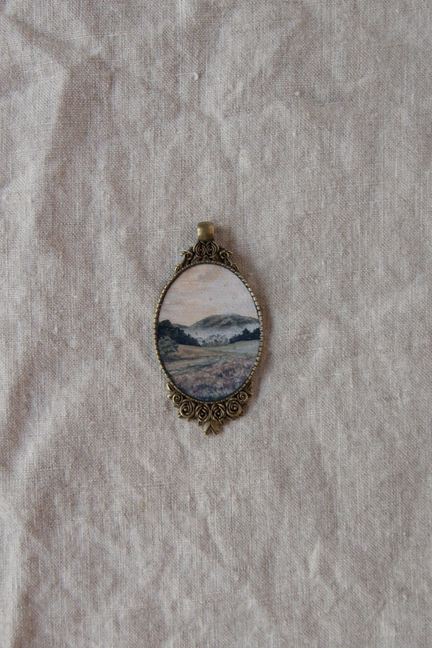 Landscape Antique Style Keychain Sets