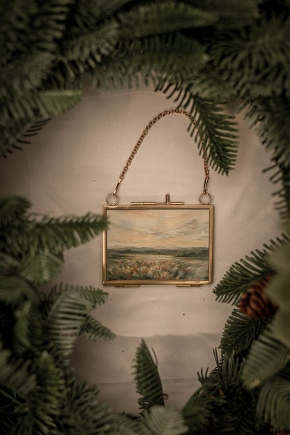 "Sing it in the Morning" Gold Frame Ornament