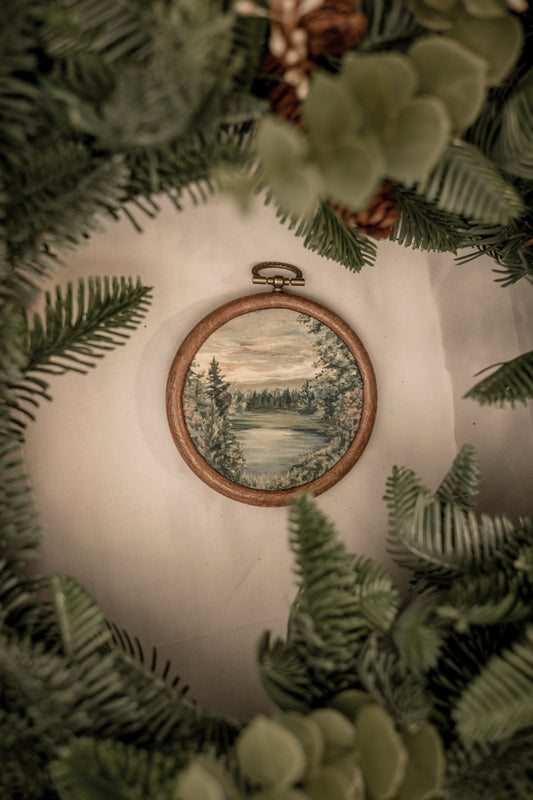 "New" Circle Ornament 