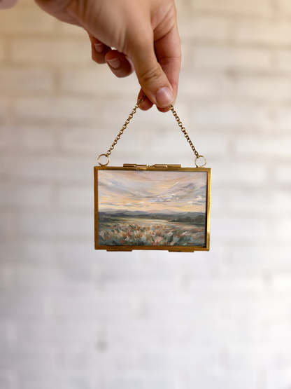 "Sing it in the Morning" Gold Frame Ornament