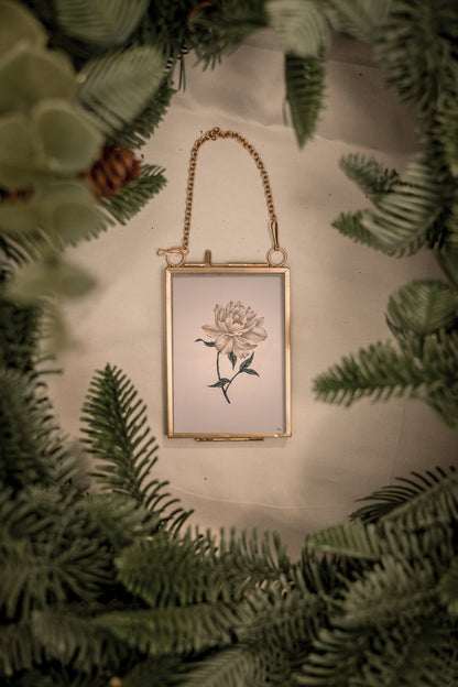 "The Growth in Between" Gold Frame Ornament